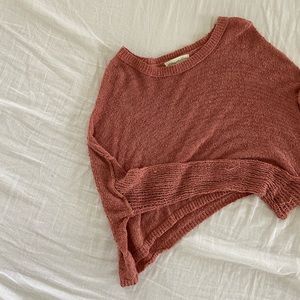 Cropped Knit Sweater